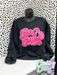 Be Mine (Pink) Chenille Patch Sweatshirt-Gildan-Country Gone Crazy