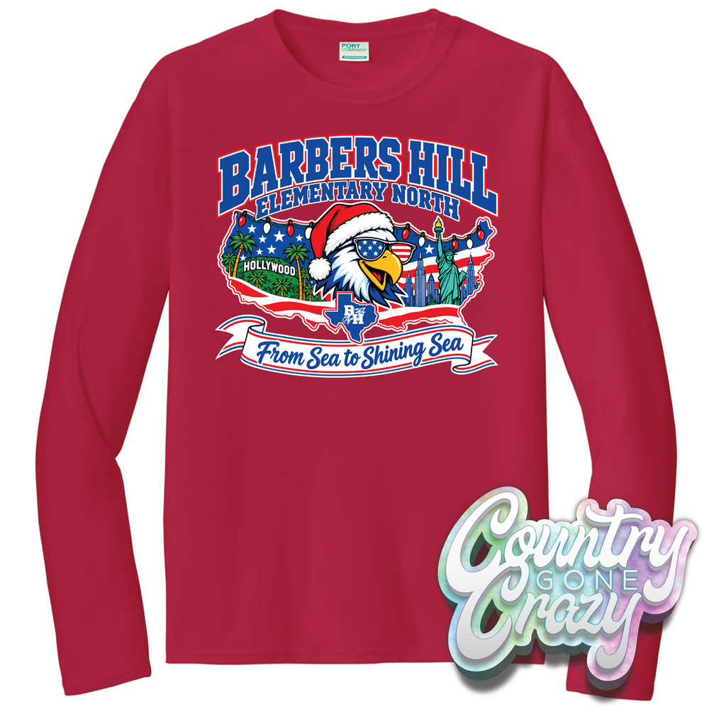 BHEN Christmas Parade - Long Sleeve Dri-Fit-Sport-Tek-Country Gone Crazy