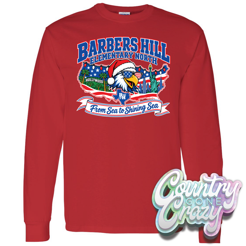 BHEN Christmas Parade - Long Sleeve Cotton-Gildan-Country Gone Crazy