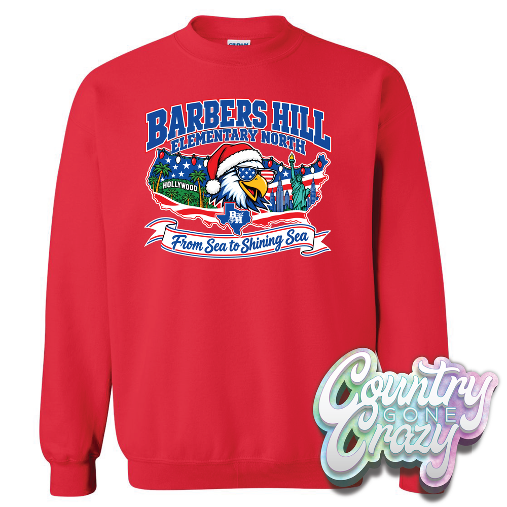 BHEN Christmas Parade - Sweatshirt-Gildan-Country Gone Crazy