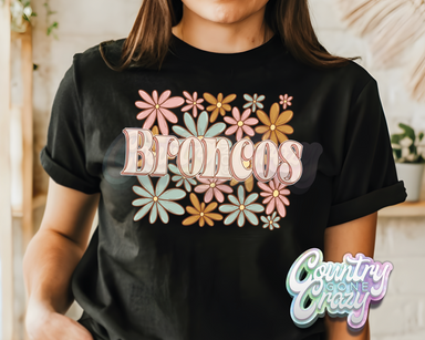 Broncos • Blooming Boho • T-Shirt-Country Gone Crazy-Country Gone Crazy