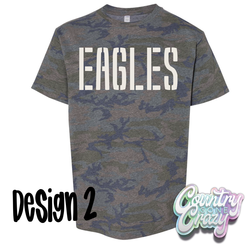Eagles / Camo T-Shirt /-Country Gone Crazy-Country Gone Crazy