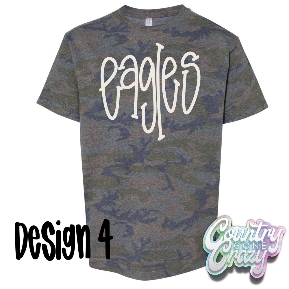 Eagles / Camo T-Shirt /-Country Gone Crazy-Country Gone Crazy