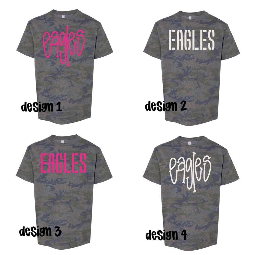 Eagles / Camo T-Shirt /-Country Gone Crazy-Country Gone Crazy