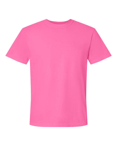 Neon Pink - Comfort Colors - Short Sleeve Crew Neck T-Shirt-Comfort Colors-Country Gone Crazy