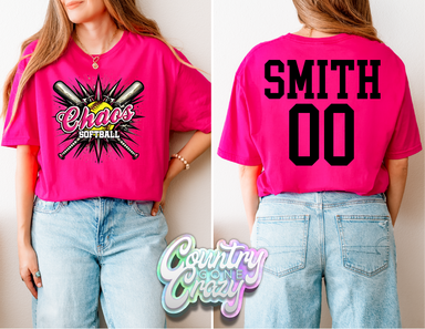 Chaos - Softball - T-Shirt-Country Gone Crazy-Country Gone Crazy