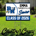 Barbers Hill Senior Yard Sign - Class of 2026-Country Gone Crazy-Country Gone Crazy