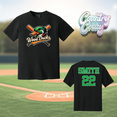Wood Ducks - Black - Comfort Colors T-Shirt-Country Gone Crazy-Country Gone Crazy