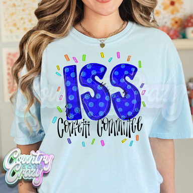 ISS Confetti Commitee // Chambray Comfort Colors T-Shirt-Country Gone Crazy-Country Gone Crazy