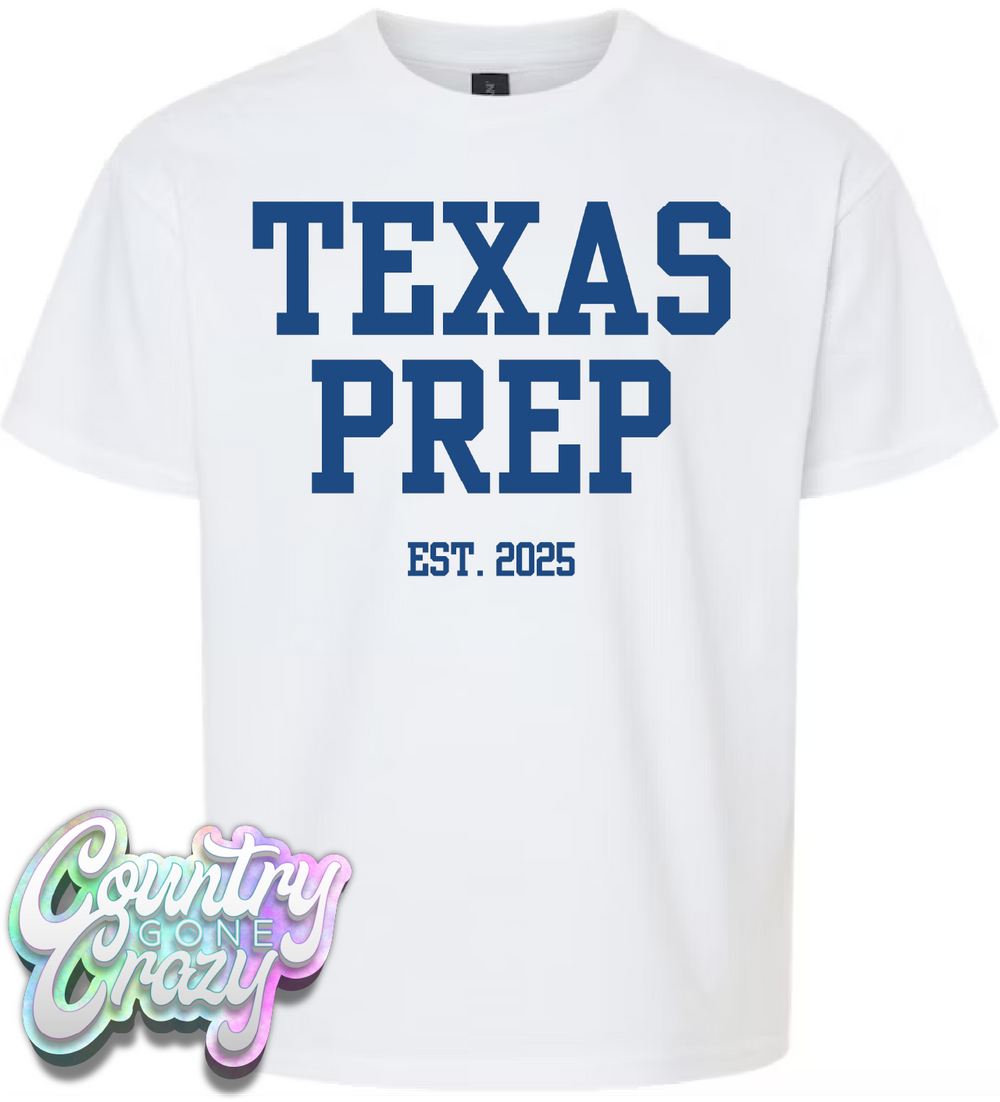 Texas Prep // T-Shirt // White-Country Gone Crazy-Country Gone Crazy