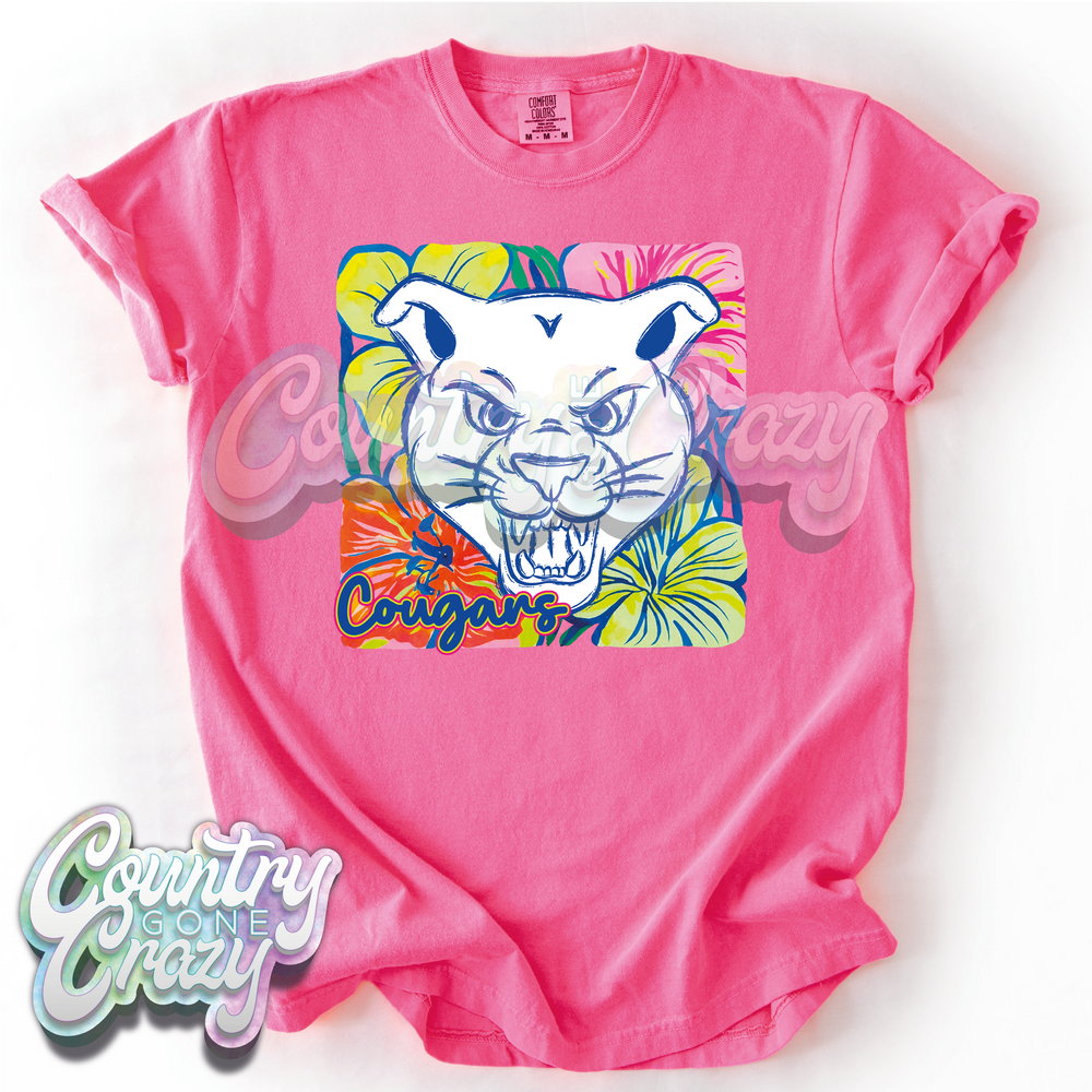 Cougars // Paradise // Comfort Colors-Country Gone Crazy-Country Gone Crazy