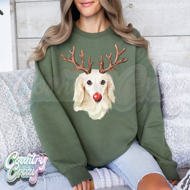 Cream Dachshund Reindeer-Country Gone Crazy-Country Gone Crazy