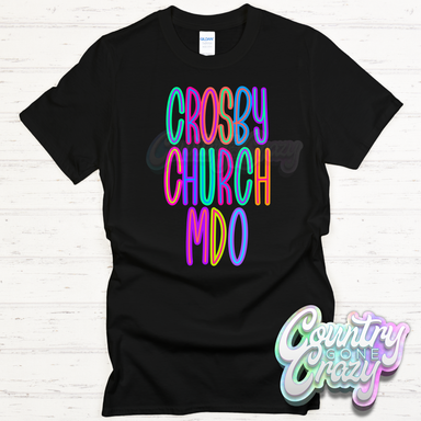 Crosby Church MDO Bright T-Shirt-Country Gone Crazy-Country Gone Crazy