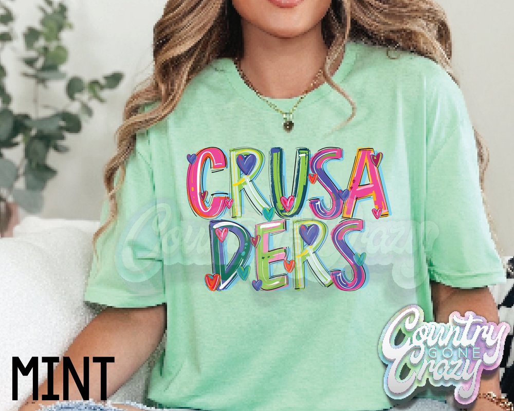 Crusaders • Splash • T-Shirt-Country Gone Crazy-Country Gone Crazy