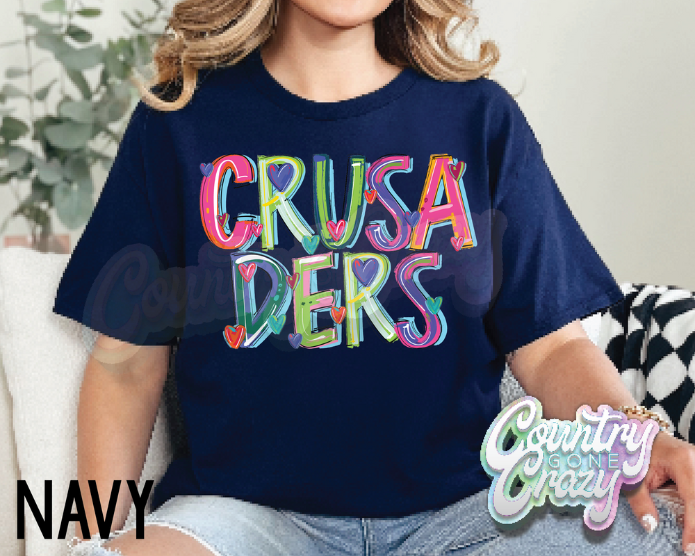 Crusaders • Splash • T-Shirt-Country Gone Crazy-Country Gone Crazy