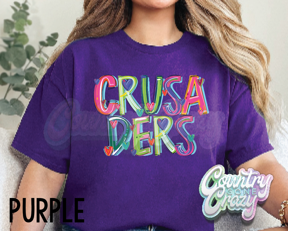 Crusaders • Splash • T-Shirt-Country Gone Crazy-Country Gone Crazy