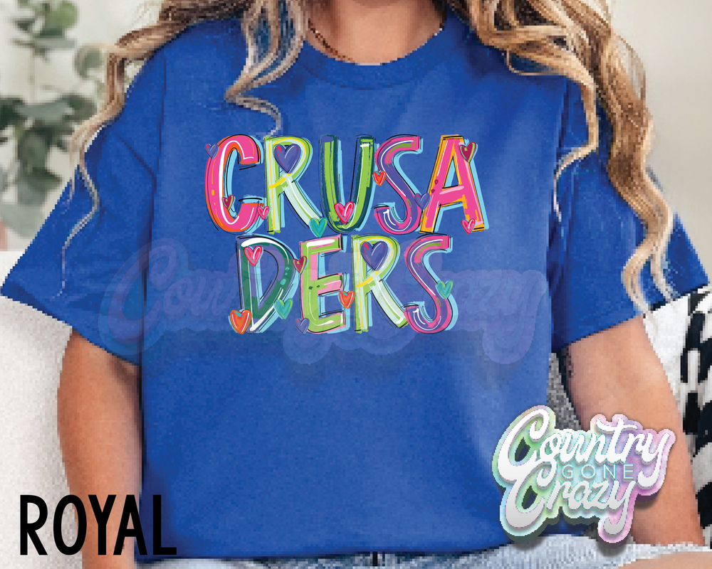 Crusaders • Splash • T-Shirt-Country Gone Crazy-Country Gone Crazy