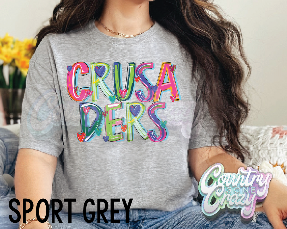 Crusaders • Splash • T-Shirt-Country Gone Crazy-Country Gone Crazy