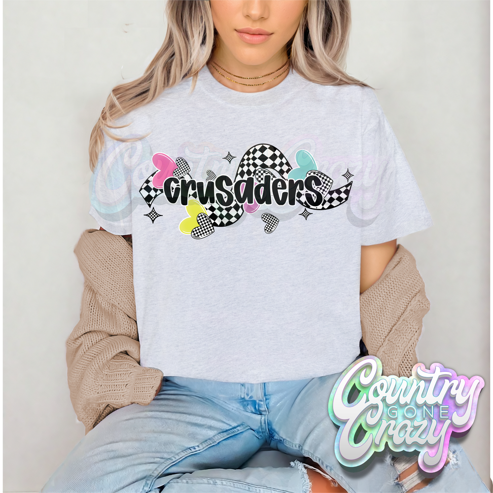CHECKERED CRUSH • CRUSADERS • T-Shirt-Country Gone Crazy-Country Gone Crazy