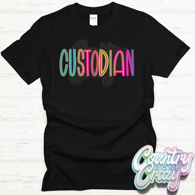 Custodian Bright T-Shirt-Country Gone Crazy-Country Gone Crazy