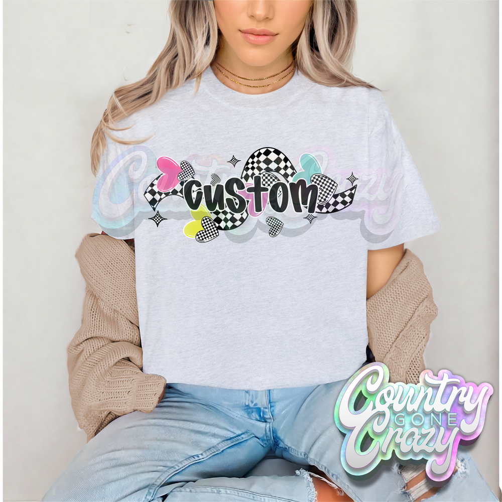 CHECKERED CRUSH • CUSTOM • T-Shirt-Country Gone Crazy-Country Gone Crazy