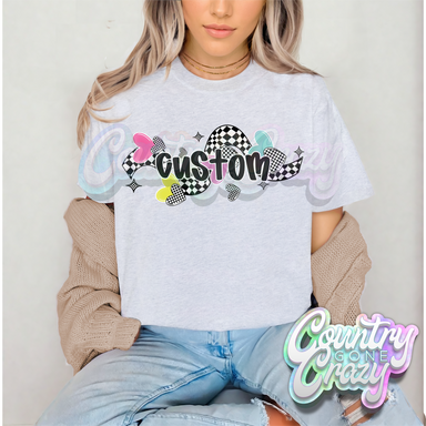 CHECKERED CRUSH • CUSTOM • T-Shirt-Country Gone Crazy-Country Gone Crazy