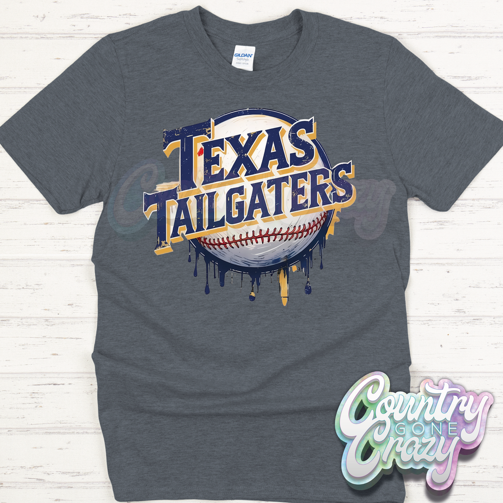 Texas Tailgaters Drip - T-Shirt-Gildan-Country Gone Crazy