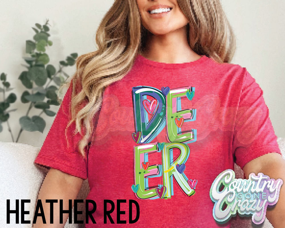 Deer • Splash • T-Shirt-Country Gone Crazy-Country Gone Crazy