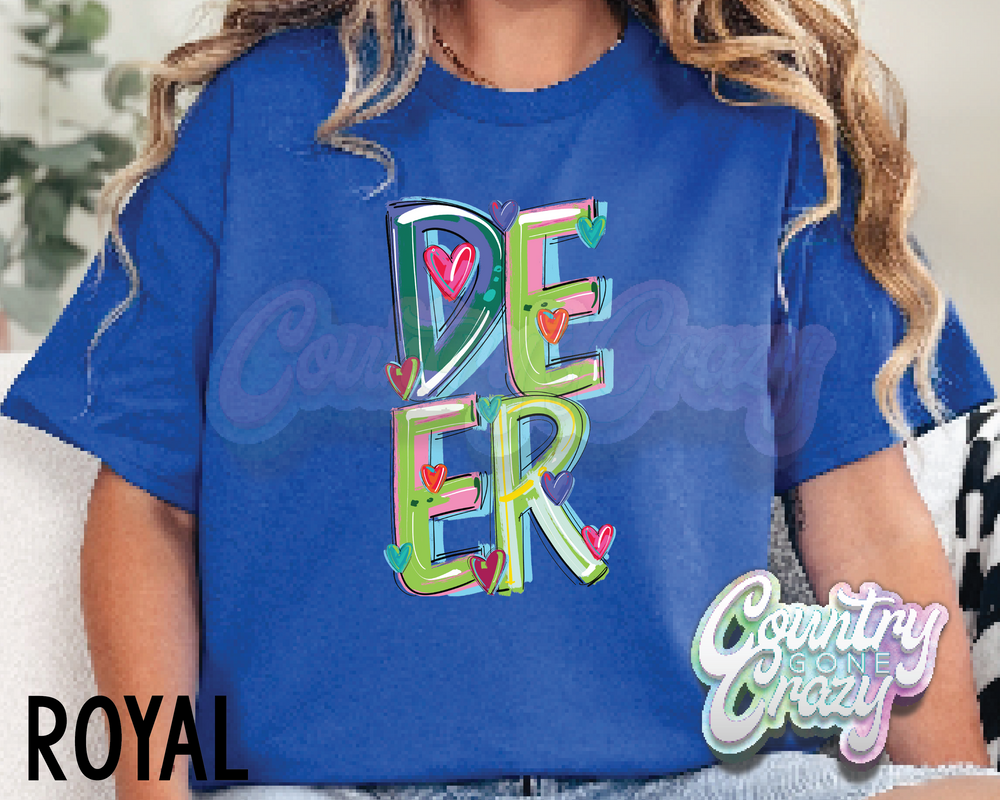 Deer • Splash • T-Shirt-Country Gone Crazy-Country Gone Crazy