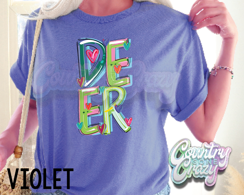 Deer • Splash • T-Shirt-Country Gone Crazy-Country Gone Crazy