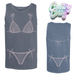 BIKINI COMFORT COLORS TANK TOP //-RTW-Country Gone Crazy