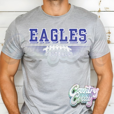 Eagles Football - Sports Grey T-Shirt-Country Gone Crazy-Country Gone Crazy