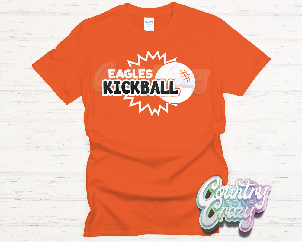 Eagles Kickball T-Shirt-Country Gone Crazy-Country Gone Crazy