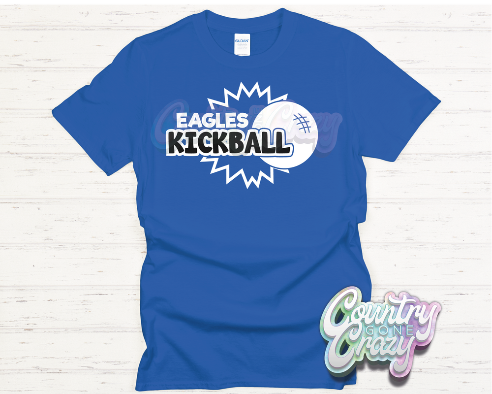 Eagles Kickball T-Shirt-Country Gone Crazy-Country Gone Crazy