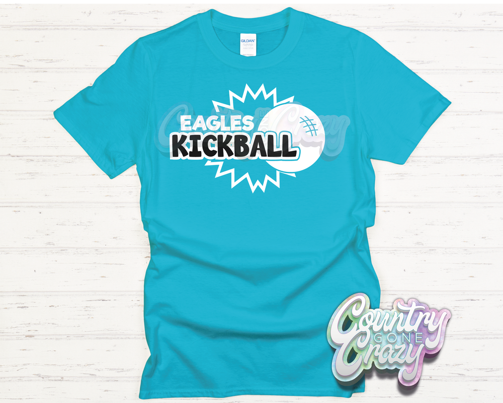 Eagles Kickball T-Shirt-Country Gone Crazy-Country Gone Crazy