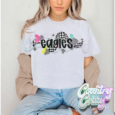 CHECKERED CRUSH • EAGLES • T-Shirt-Country Gone Crazy-Country Gone Crazy