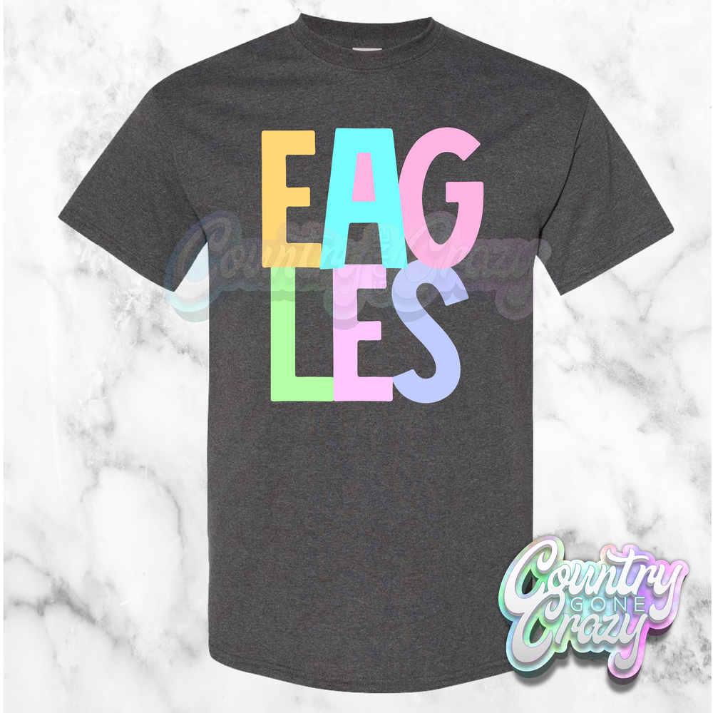 Eagles Pastel T-Shirt-Country Gone Crazy-Country Gone Crazy