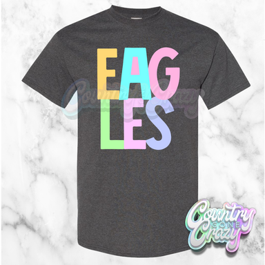 Eagles Pastel T-Shirt-Country Gone Crazy-Country Gone Crazy