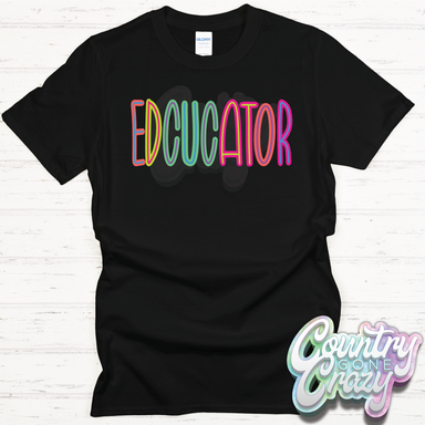 Educator Bright T-Shirt-Country Gone Crazy-Country Gone Crazy