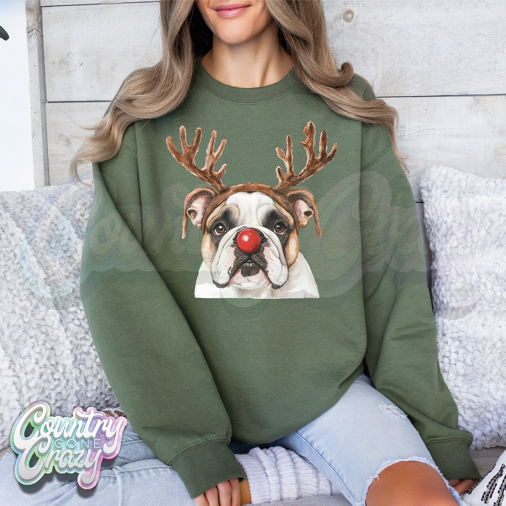 English Bulldog Reindeer-Country Gone Crazy-Country Gone Crazy
