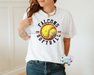 FALCONS SOFTBALL •• WHITE T-SHIRT-Country Gone Crazy-Country Gone Crazy