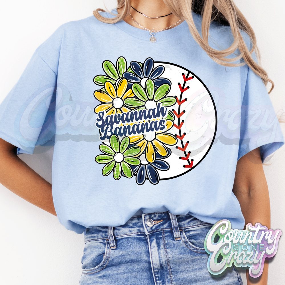 Bananas Floral - T-Shirt-Gildan-Country Gone Crazy