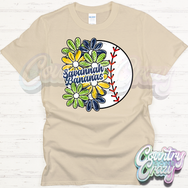 Bananas Floral - T-Shirt-Gildan-Country Gone Crazy