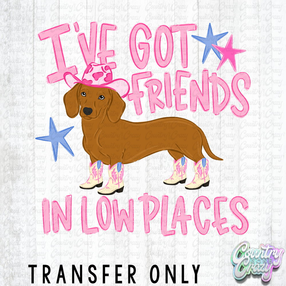 HT5581 • FRIENDS IN LOW PLACES WENNIE-Country Gone Crazy-Country Gone Crazy