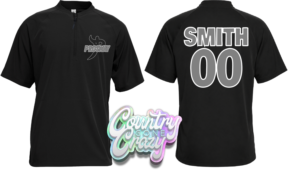 Prosway Softball - Short Sleeve Pullover-BAW-Country Gone Crazy