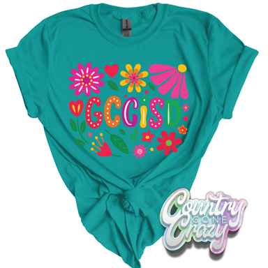 GCCISD Floral T-Shirt-Country Gone Crazy-Country Gone Crazy
