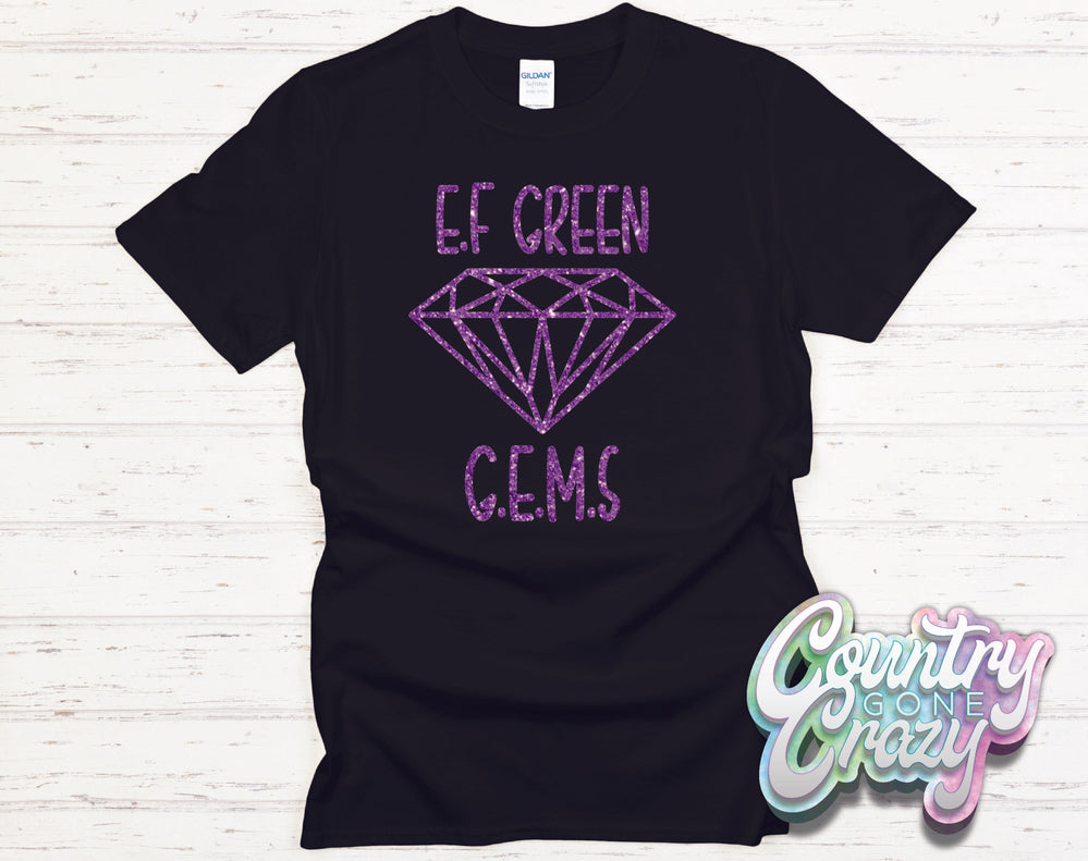 E.F. Green Gems - T-Shirt-Country Gone Crazy-Country Gone Crazy