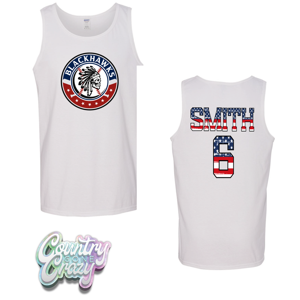 BlackHawks - Gildan Tank Top-Port & Company-Country Gone Crazy