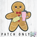 Gingerbread with Stanley Chenille Iron-On Patch-Country Gone Crazy-Country Gone Crazy