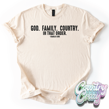 God. Family. Country. - T-Shirt-Country Gone Crazy-Country Gone Crazy